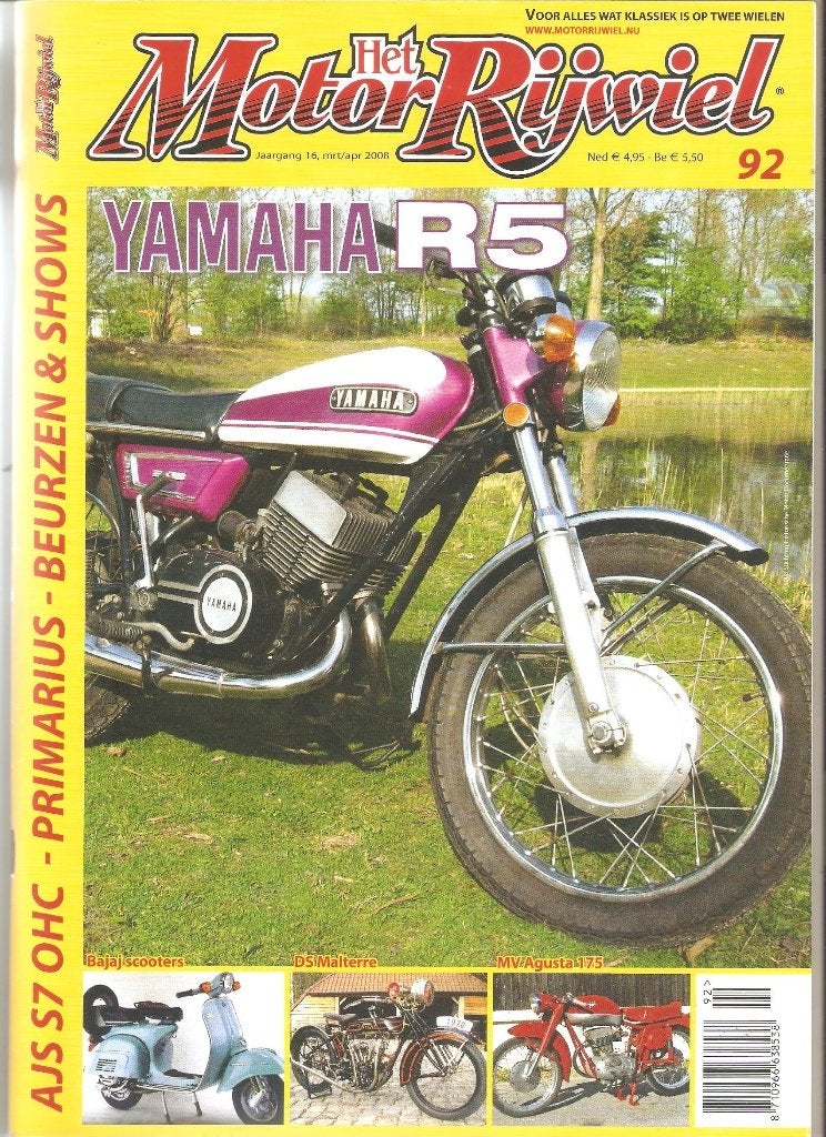 92 – Yamaha – AJS – MV Agusta – DKW -  DS Malterre – Bajaj, Ophalen of Verzenden, Zo goed als nieuw, Algemeen