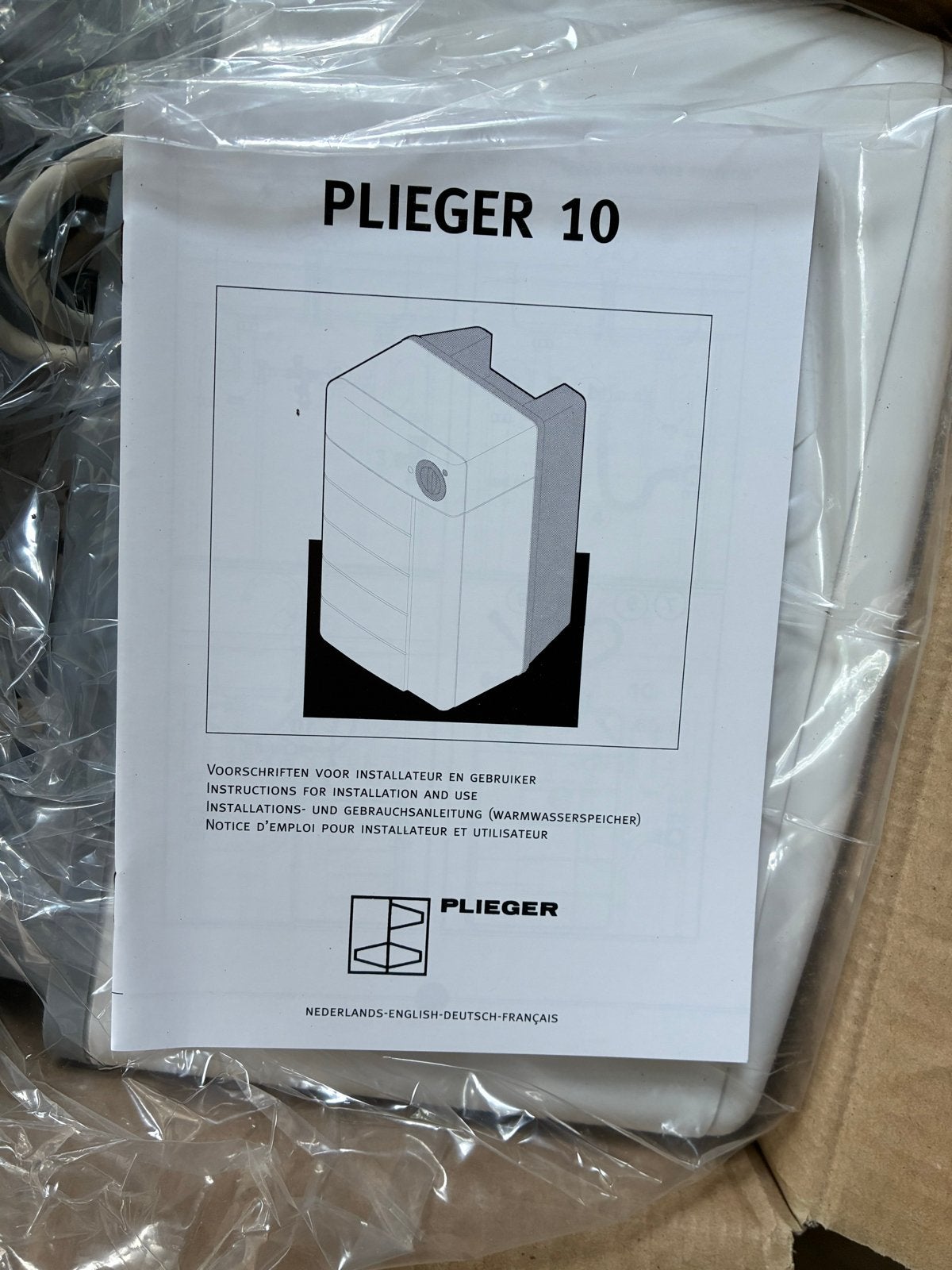 Nieuwe Plieger Onderbouw Boiler 10L met Aansluitset, Ophalen, Nieuw, Overige merken