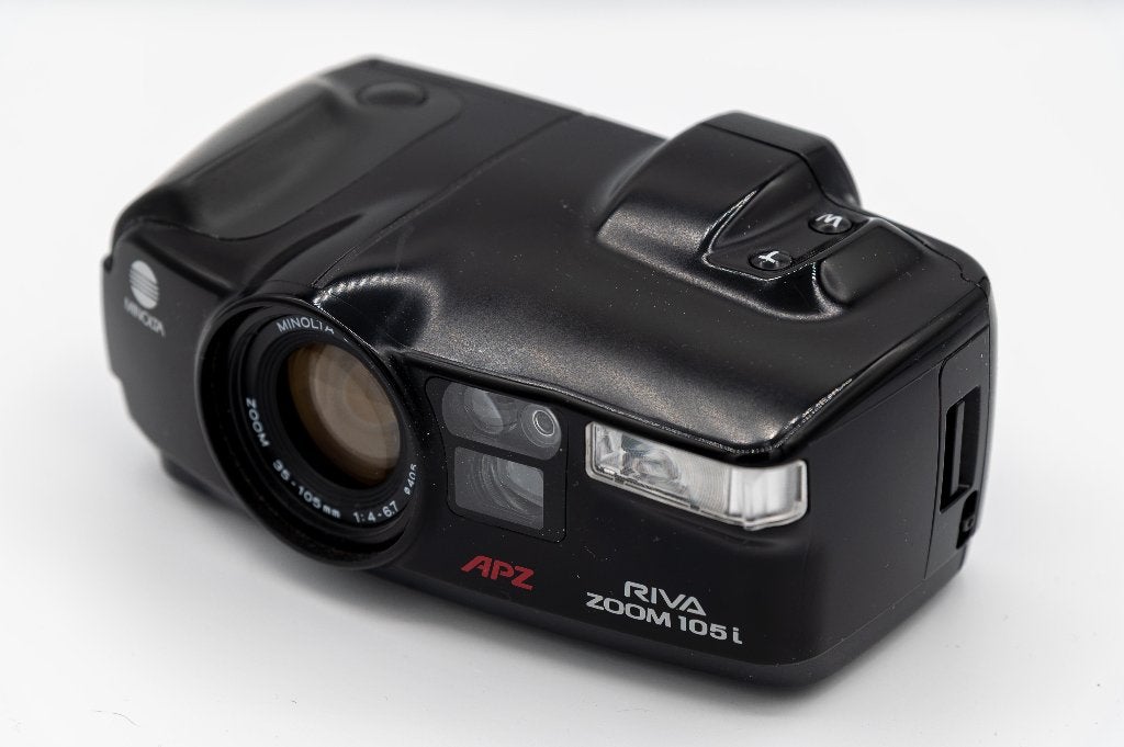 Minolta Riva Zoom 105i APZ Compact Camera, Audio, Tv en Foto, Ophalen of Verzenden, Gebruikt, Compact, Minolta