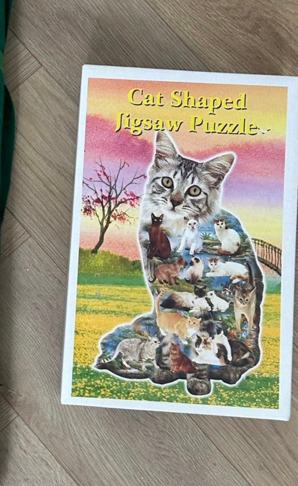 Puzzelmat opbergsysteem met kattenpuzzel (1000 stukjes), Hobby en Vrije tijd, Ophalen of Verzenden, 500 t/m 1500 stukjes, Zo goed als nieuw