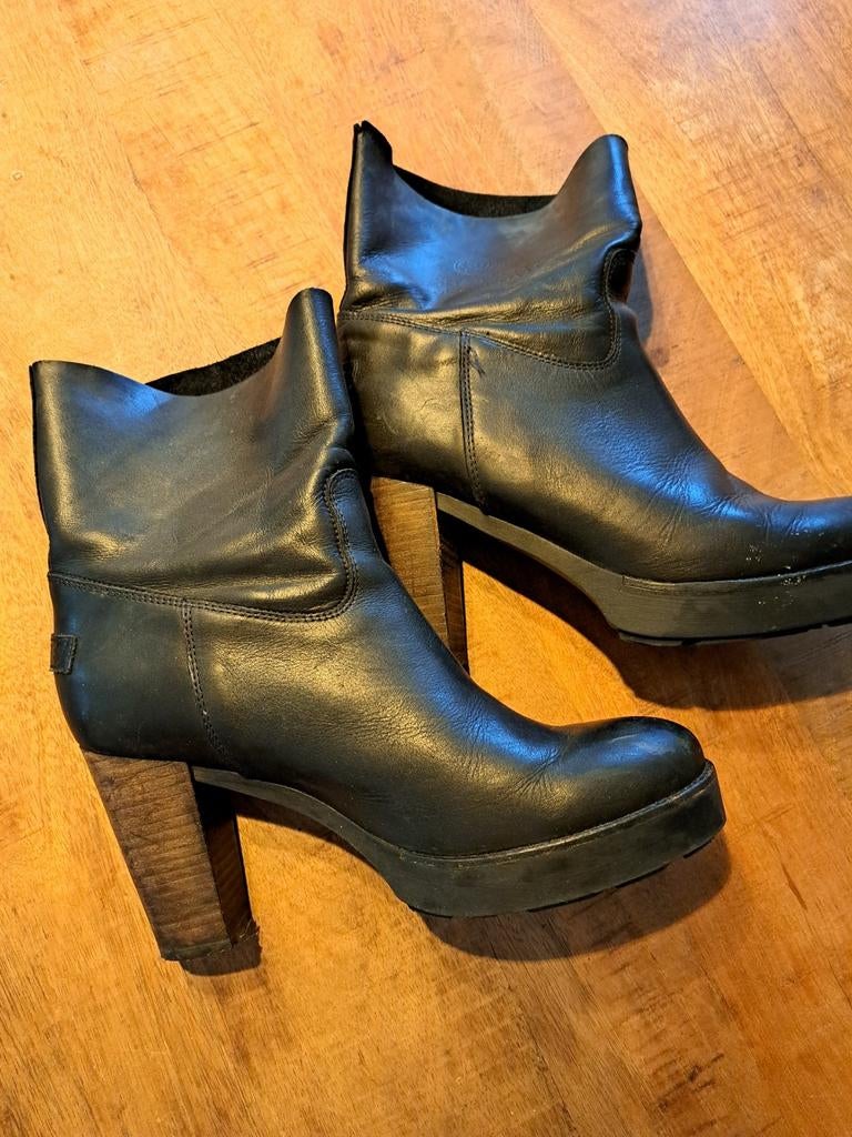 Shabbies laarzen, Shabbies Amsterdam, Zwart, Ophalen of Verzenden, Zo goed als nieuw