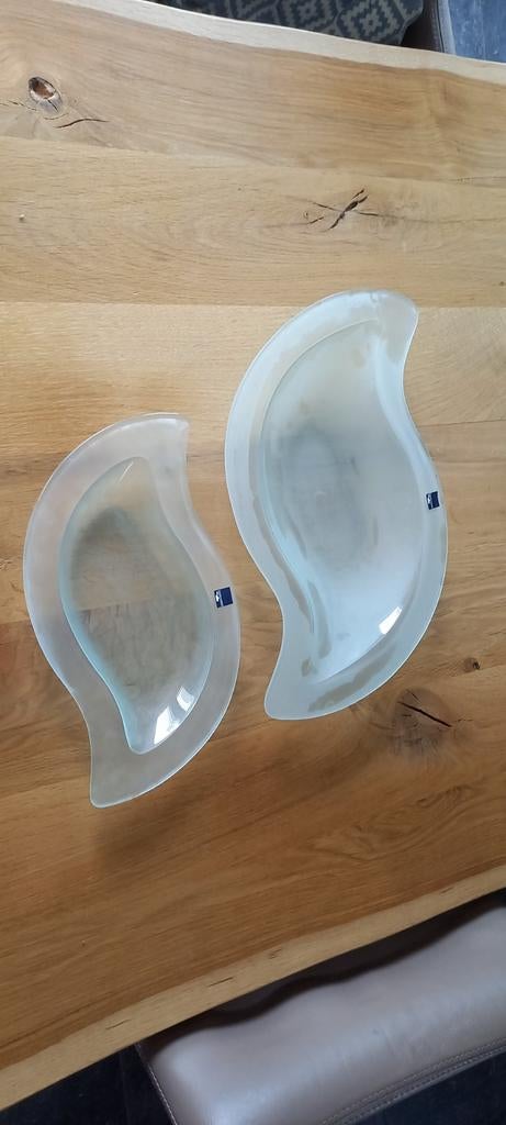 Glazen decoratie schalen leonardo, Huis en Inrichting, Ophalen of Verzenden, Rond, Glas