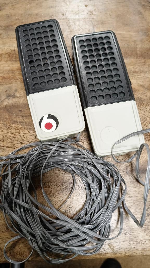 Retro intercom set met draad jaren 70, Ophalen of Verzenden, Audio en Video