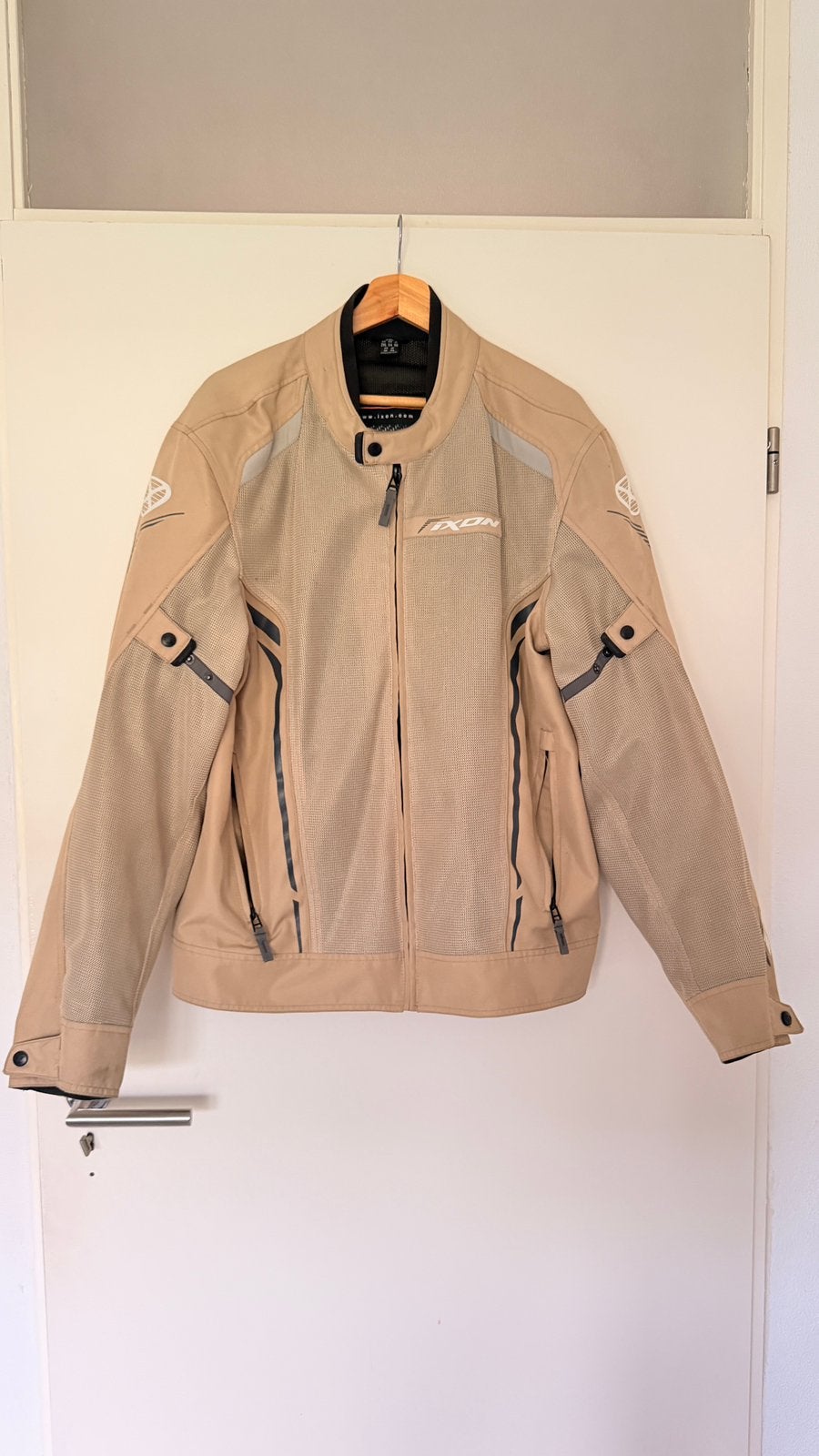 IXON mesh motorjas zomerjas beige - maat XXL - ZGAN, Ophalen of Verzenden, Zo goed als nieuw, Overige maten, Beige
