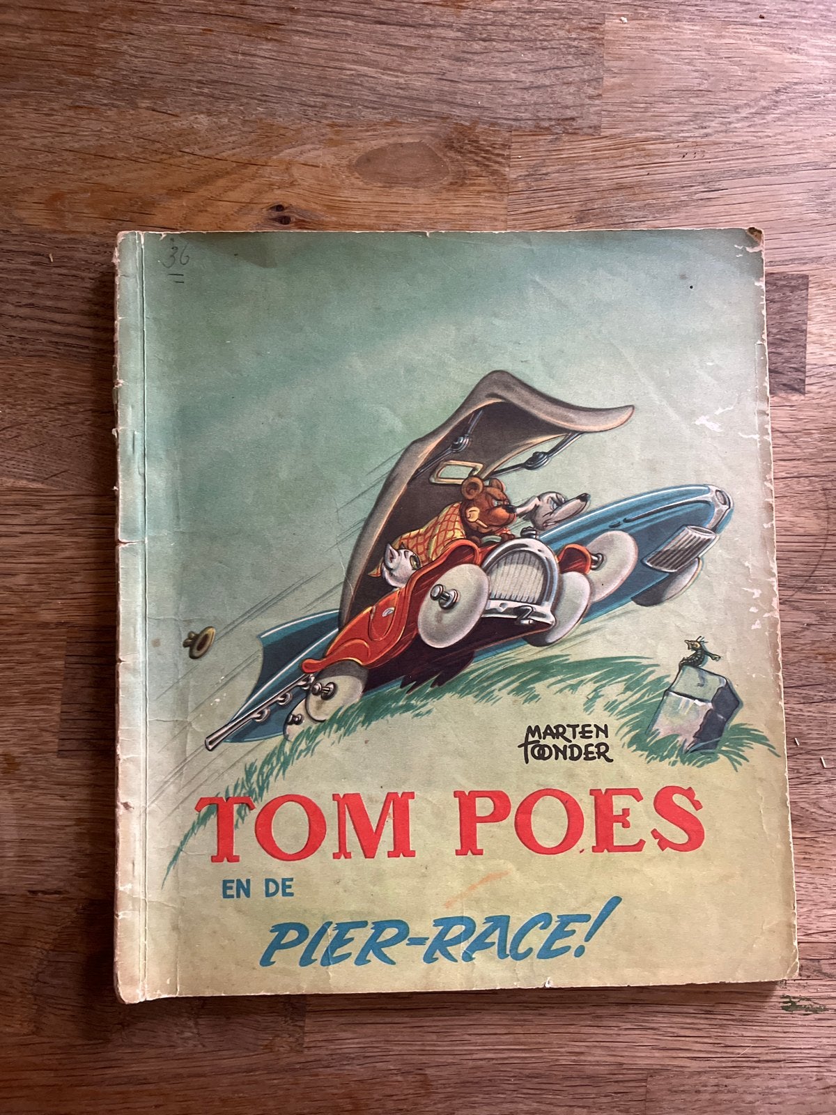 Tom Poes en de Pier-Race! - Serie 3 - Deel 3, Eén stripboek, Ophalen of Verzenden, Gelezen