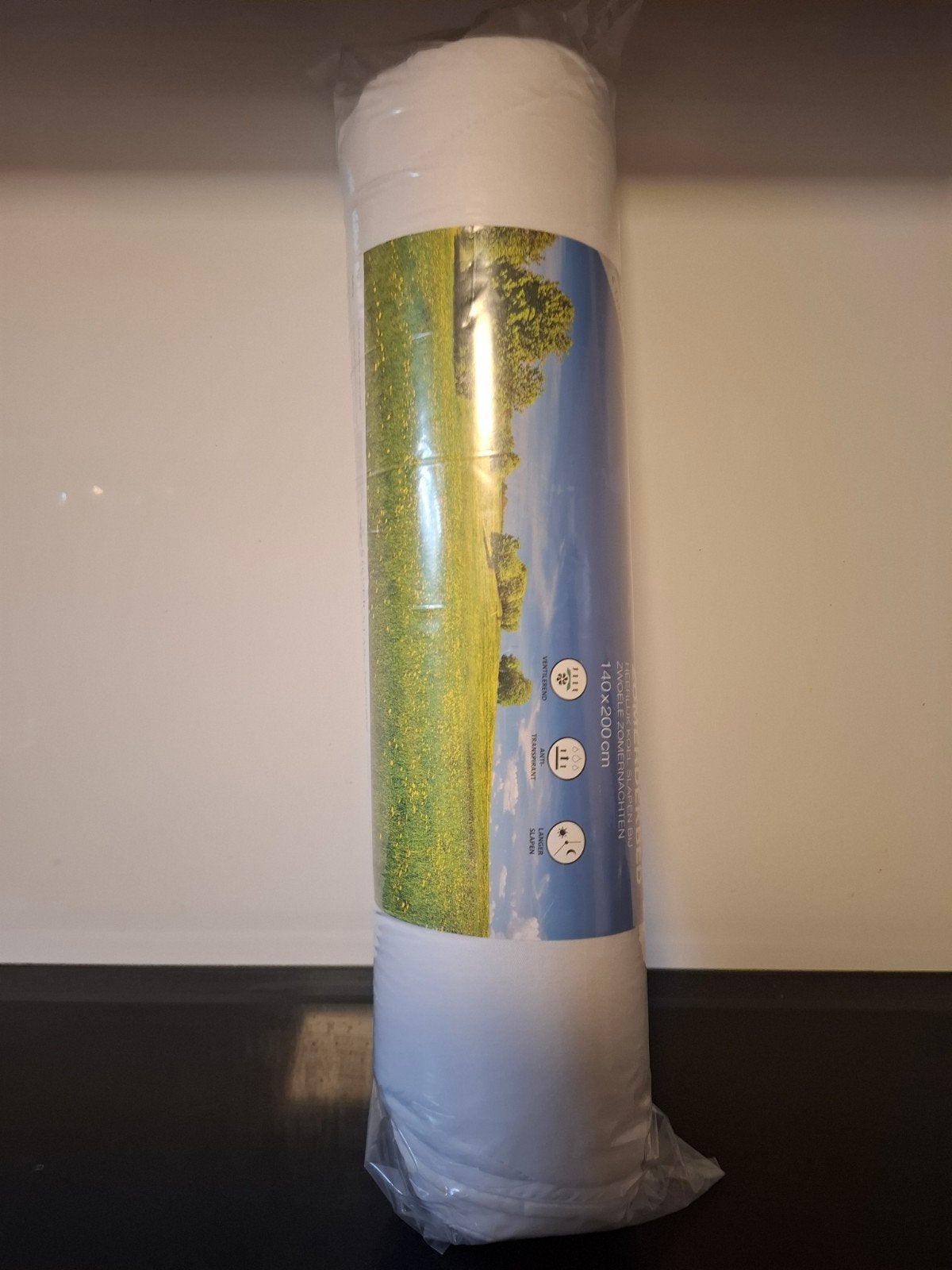 Zomerdekbed 140x200 cm - Nieuw in verpakking, Eenpersoons, Wit, Nieuw, Ophalen of Verzenden