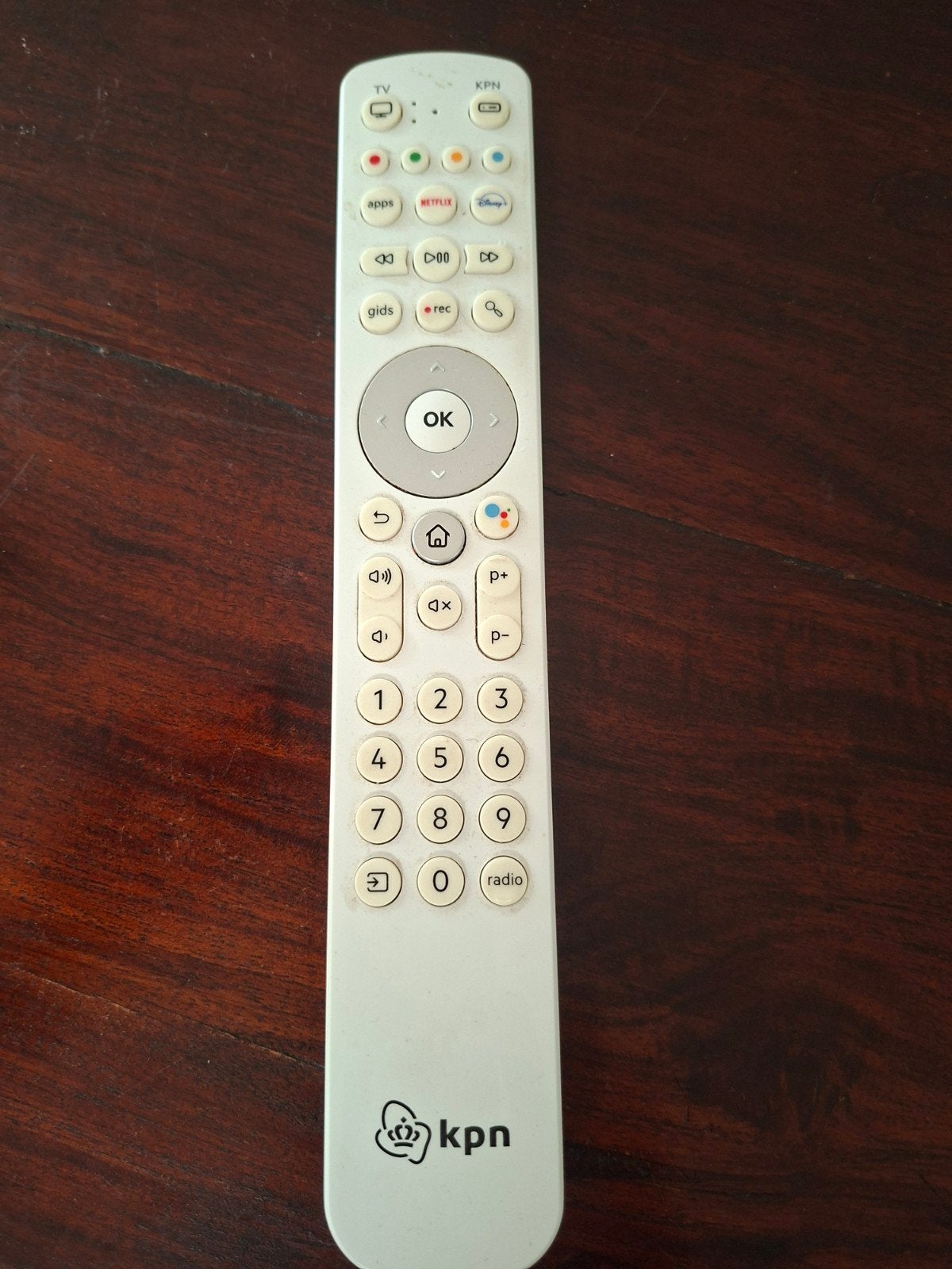 KPN afstandsbediening - Prima werkend, Audio, Tv en Foto, Afstandsbedieningen, Ophalen of Verzenden, Gebruikt, Origineel, Tv