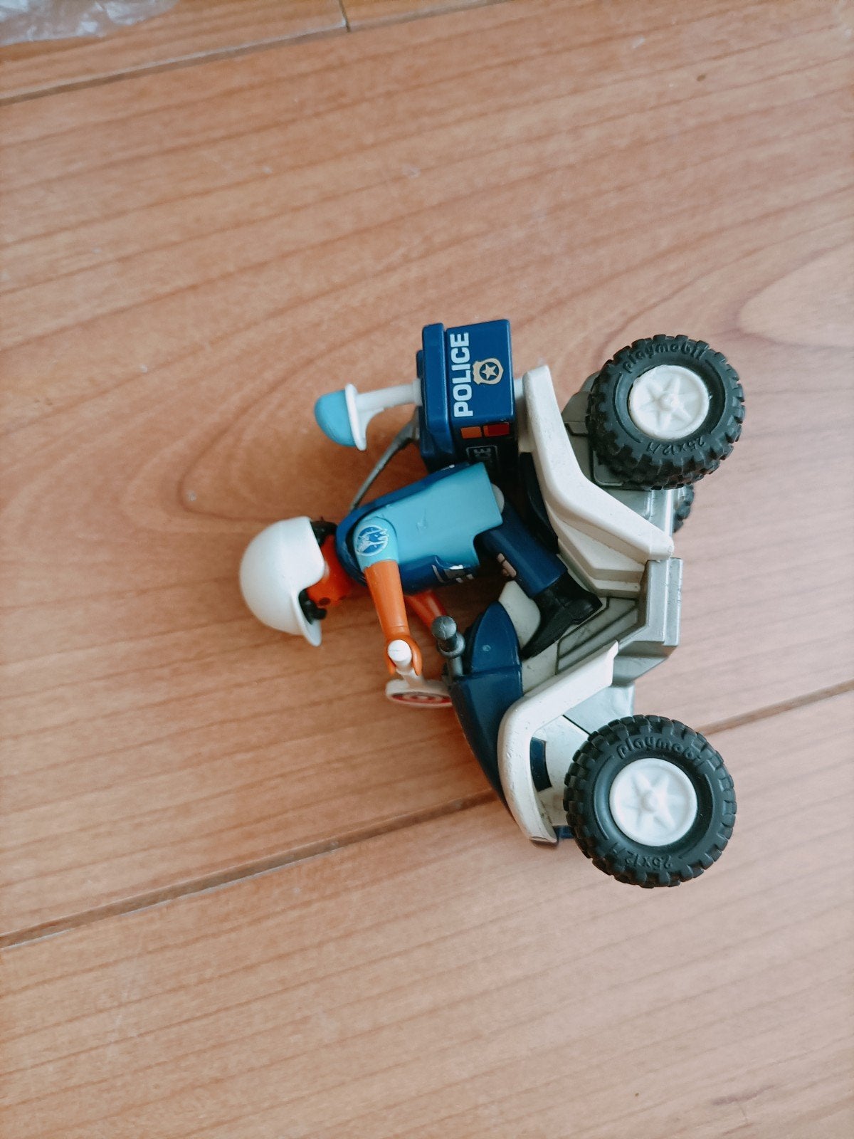 Playmobil politie quad met agent, Ophalen of Verzenden, Gebruikt