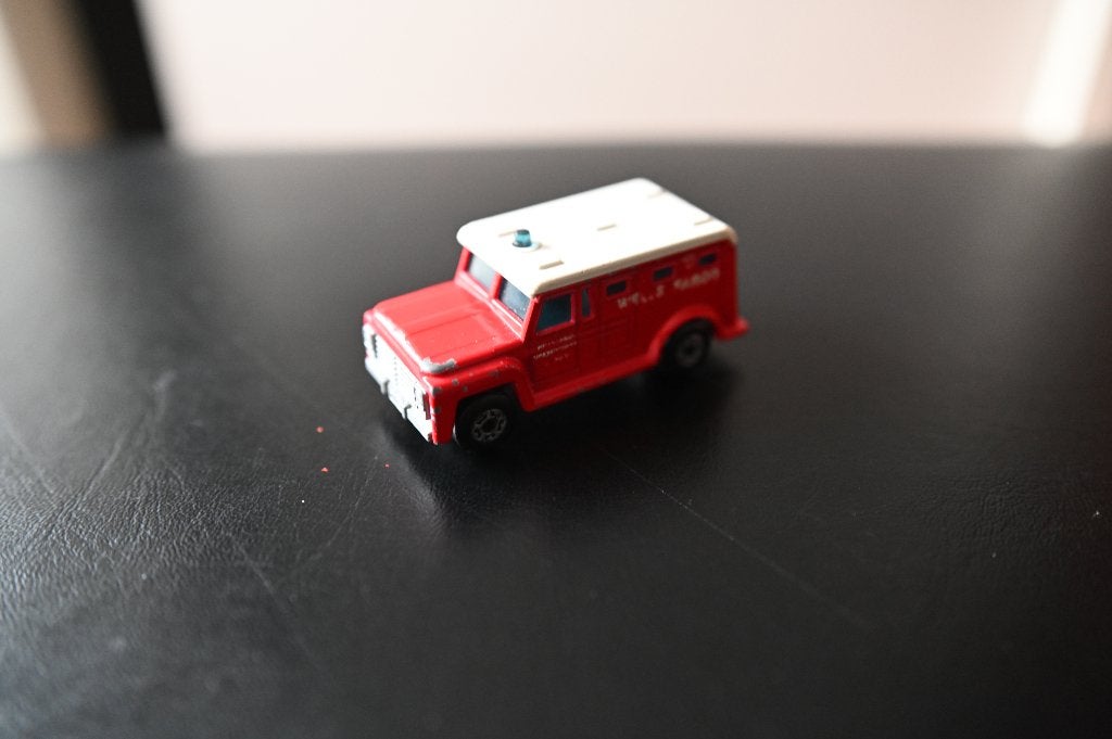 Matchbox No 69 Armored Truck Lesney England, Ophalen of Verzenden, Gebruikt, Bus of Vrachtwagen, Matchbox
