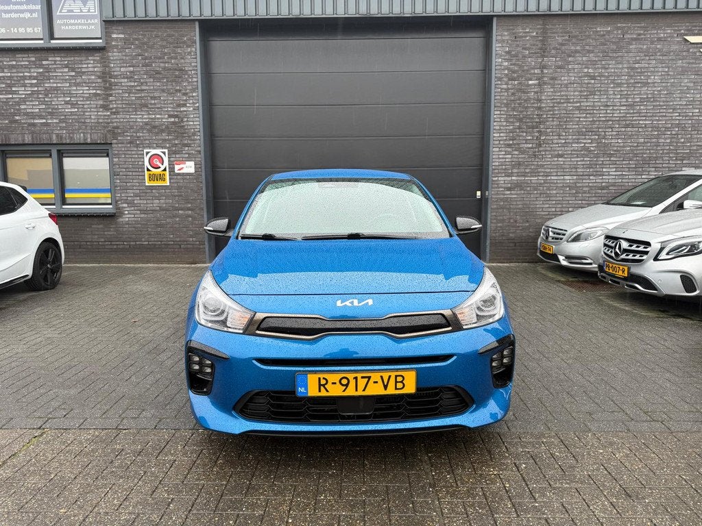 Kia Rio 1.0 T-GDi MHEV GT-Line | 1E EIGENAAR | 12MND GARANTI, Auto's, Kia, Voorwielaandrijving, Gebruikt, Blauw, 100 pk