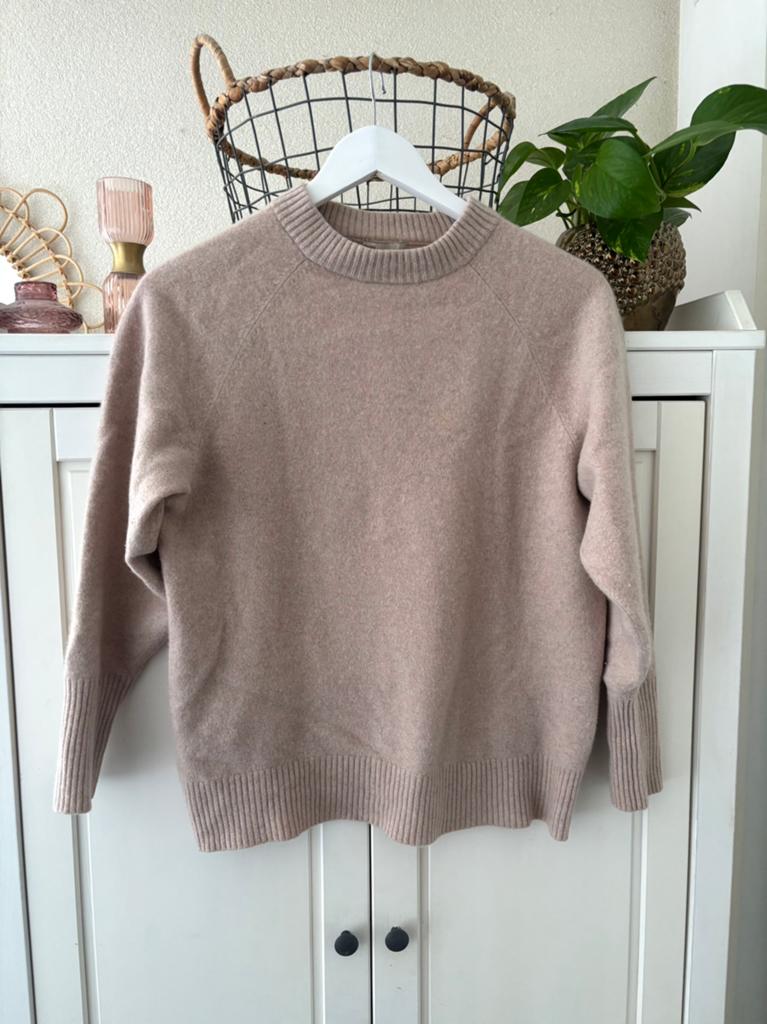 H&M cahsmere trui maat S, Ophalen of Verzenden, Zo goed als nieuw, Maat 36 (S), Beige