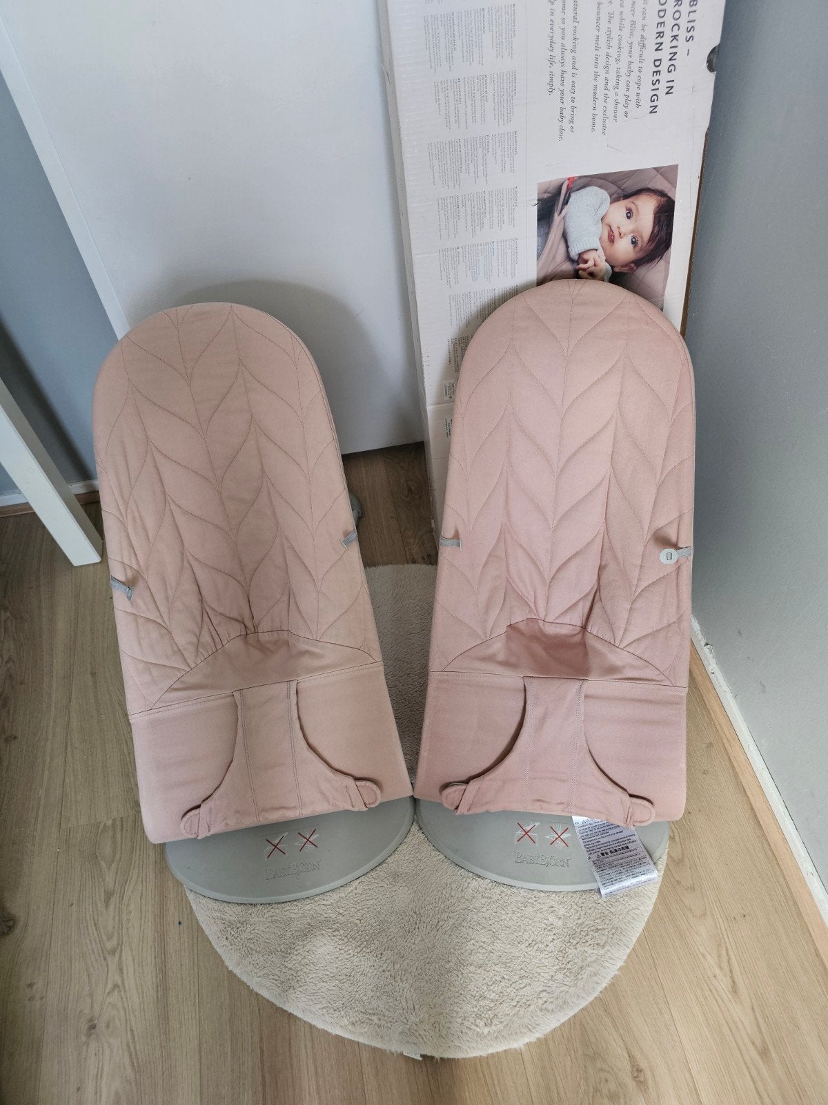 2x BabyBjörn Wipstoel Bliss - Roze, ., Ophalen of Verzenden, Zo goed als nieuw, Babybjörn