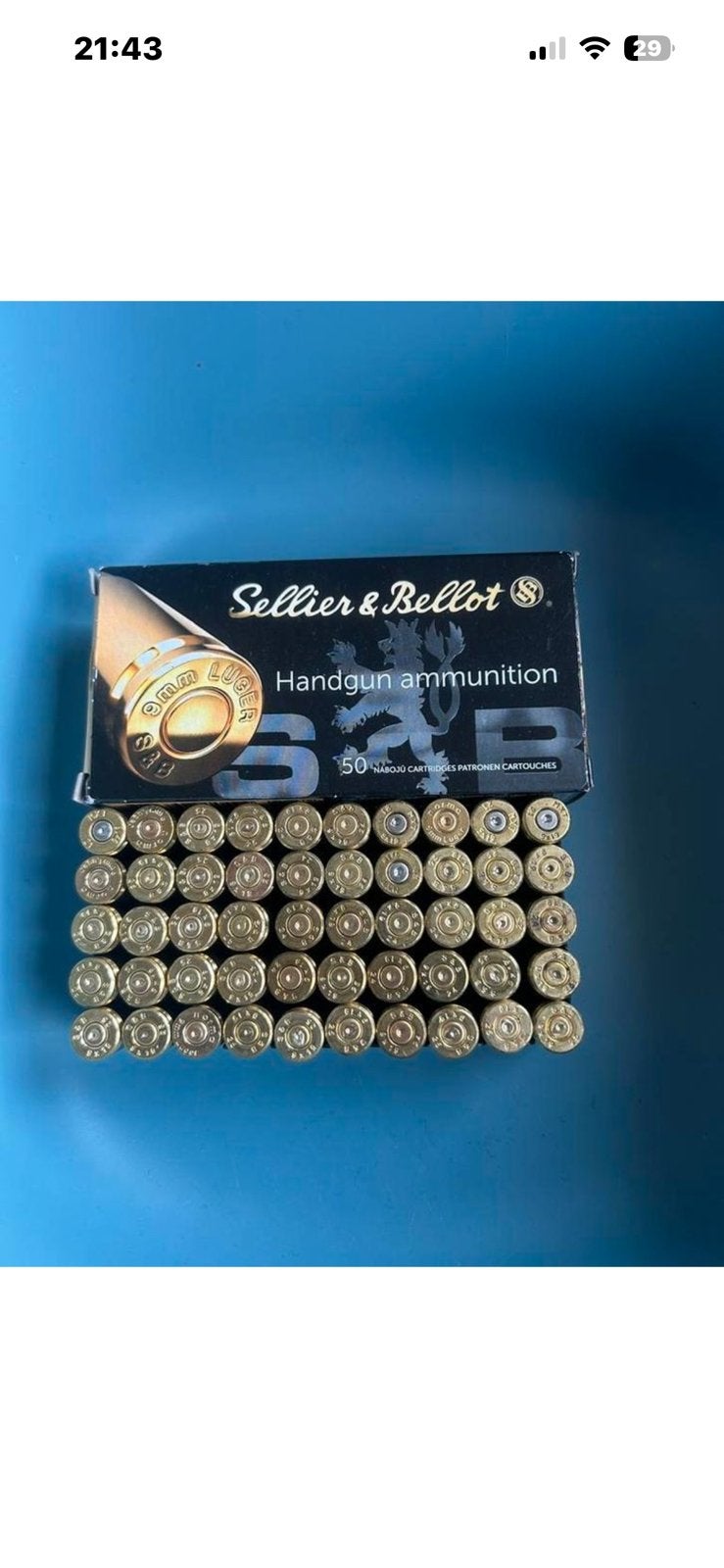 9 mm lege hulzen 50 stuks vrij van gevaarlijke stoffen., Ophalen, Landmacht, Nederland, Hulzen of Bodemvondsten