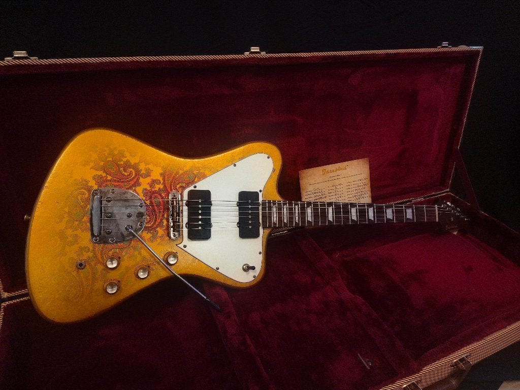 JAZZBIRD Fire Series Gold Paisley JAZZMASTER style!, Ophalen of Verzenden, Nieuw, Solid body, Overige merken