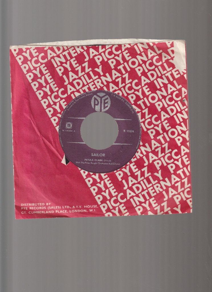 PETULA  CLARK  --  SAILOR  //  VERTALING, Verzenden, Originele persing, 7 inch, Single
