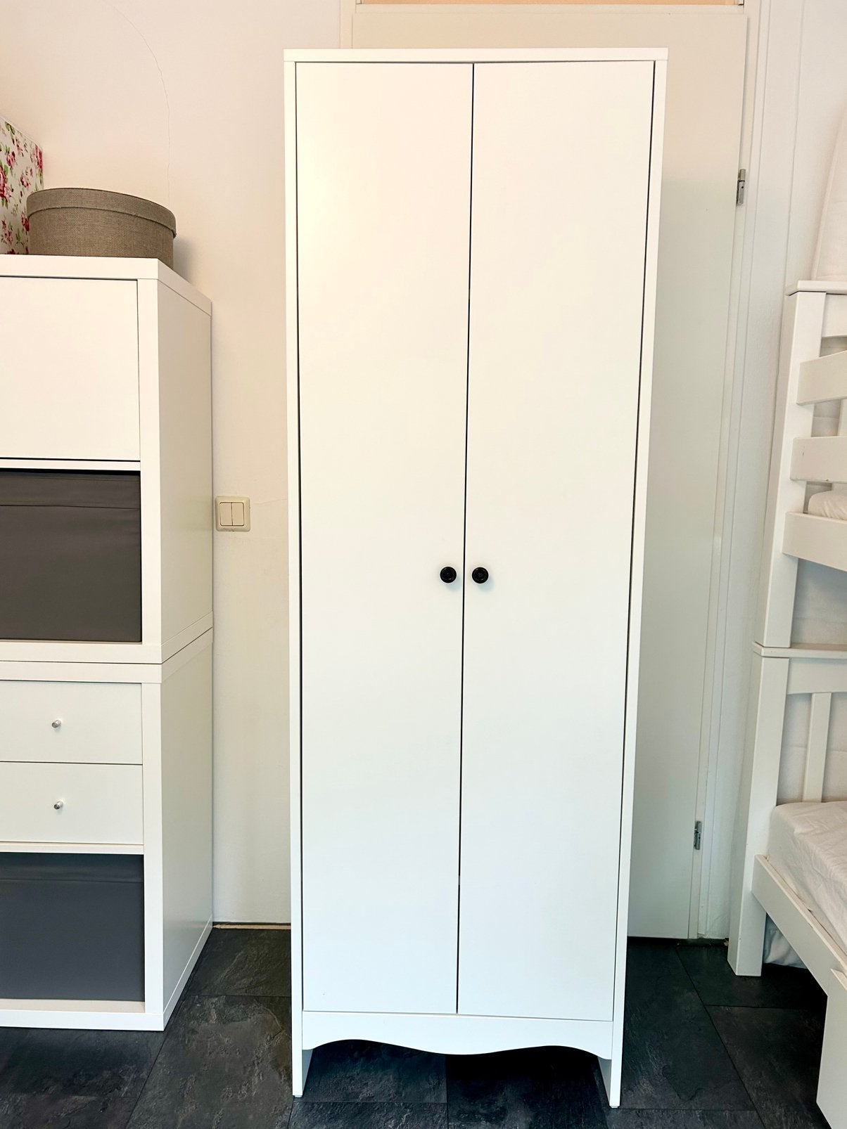 Witte kledingkast IKEA Solgul, Ophalen, Met deur(en), 50 tot 100 cm, Zo goed als nieuw