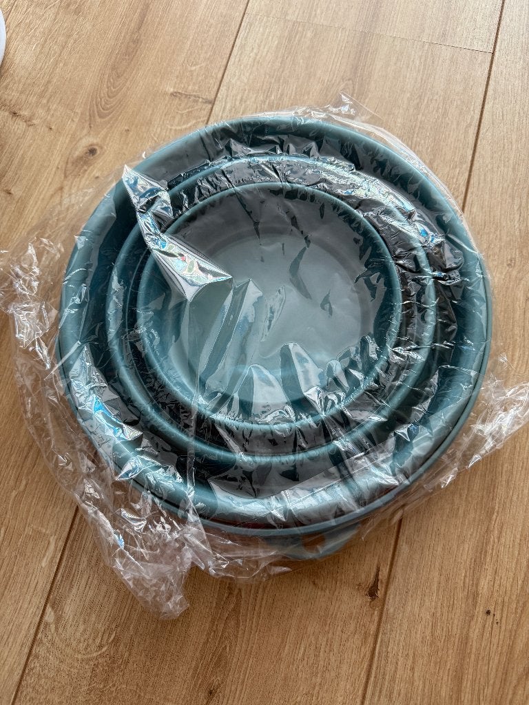 opvouwbare emmer, blauw, Ophalen of Verzenden, Nieuw