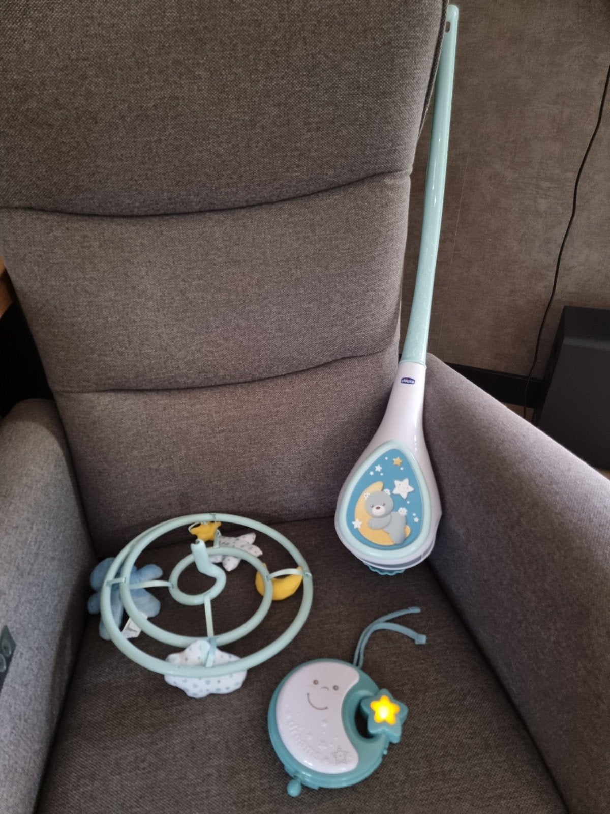 Chicco Next2Dreams Mobiel met licht en geluid, Ophalen of Verzenden, Zo goed als nieuw, Mobiel, Met licht