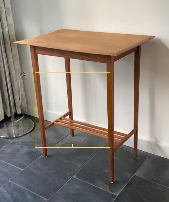 Vintage Deens Design Jaren 60 console/hal tafel, Ophalen, Gebruikt