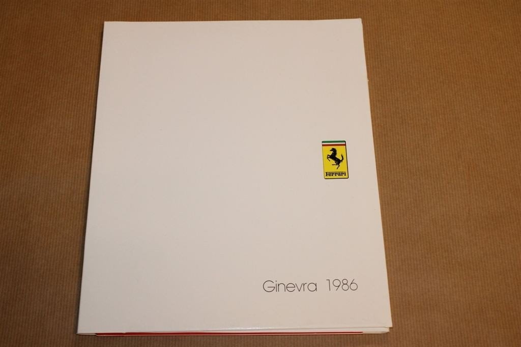 Reclame-uitgave - Ferrari - 1986, Ophalen of Verzenden, Zo goed als nieuw, Ferrari
