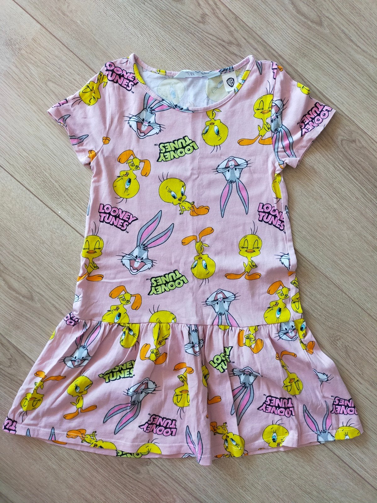Zgan! Lief Loony Tunes jurkje van H&M! Mt.110/116, Kinderen en Baby's, Kinderkleding | Maat 110, Meisje, H&M, Ophalen of Verzenden
