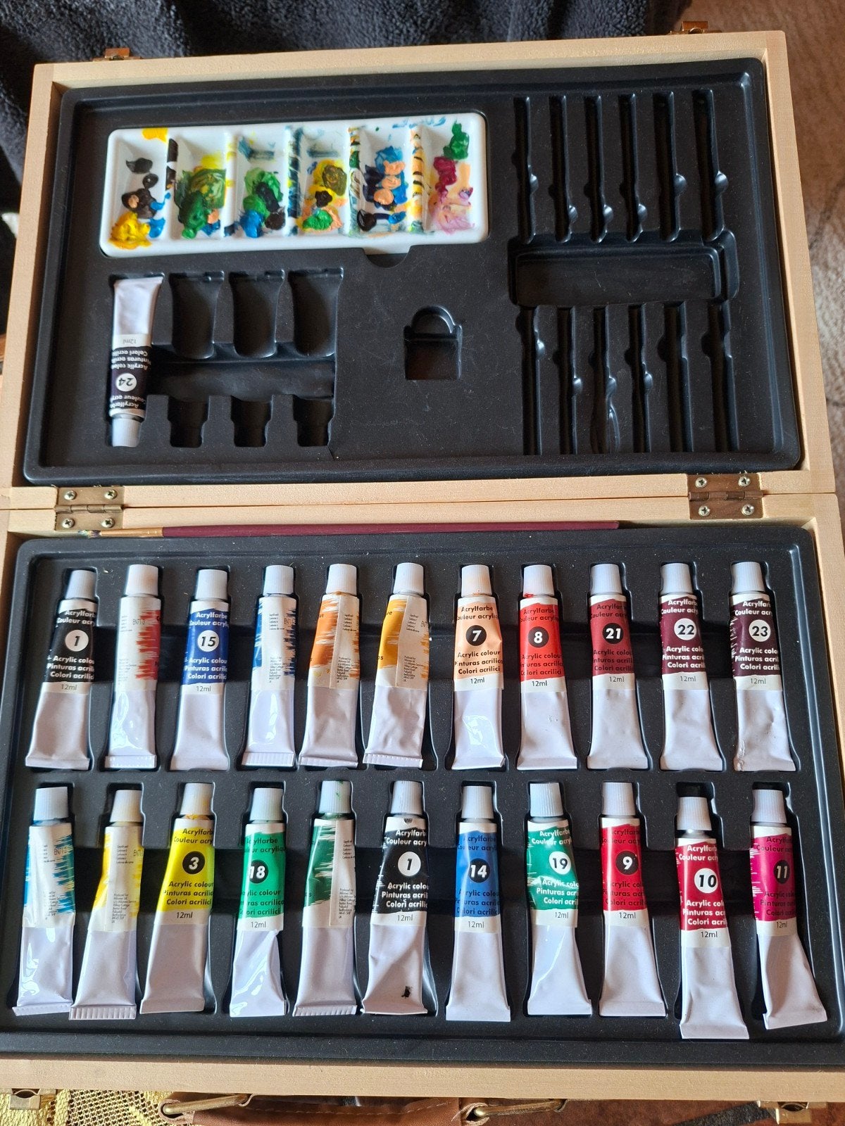 Kleuren aquarel, Hobby en Vrije tijd, Schilderen, Ophalen of Verzenden, Zo goed als nieuw, Ezel