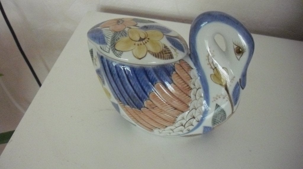 Porselein deksel-doos, Antiek en Kunst, Antiek | Porselein, Ophalen of Verzenden