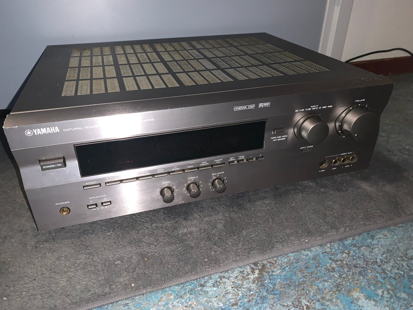 Yamaha DSP-a595a home cinema Versterker 300watt, Audio, Tv en Foto, Versterkers en Receivers, Gebruikt, Overige systemen, 120 watt of meer