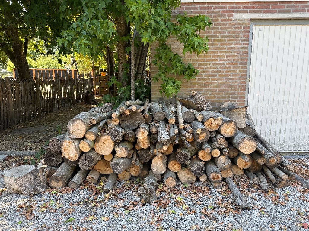 Hout niet gedroogd en niet gekliefd 2m3 - 95% Essen, Ophalen, Nieuw