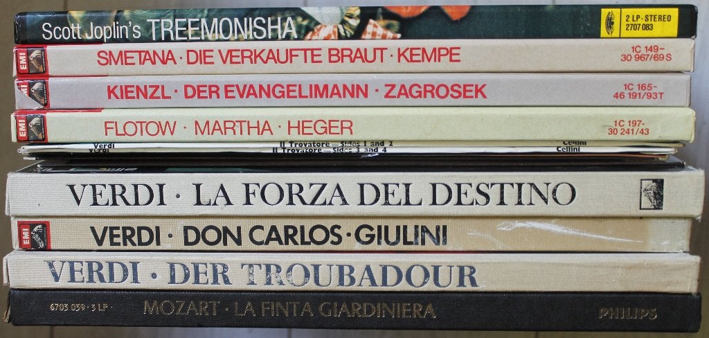 10 Complete opera's in één koop (34 platen), Boxset, Gebruikt, Opera of Operette, Ophalen of Verzenden