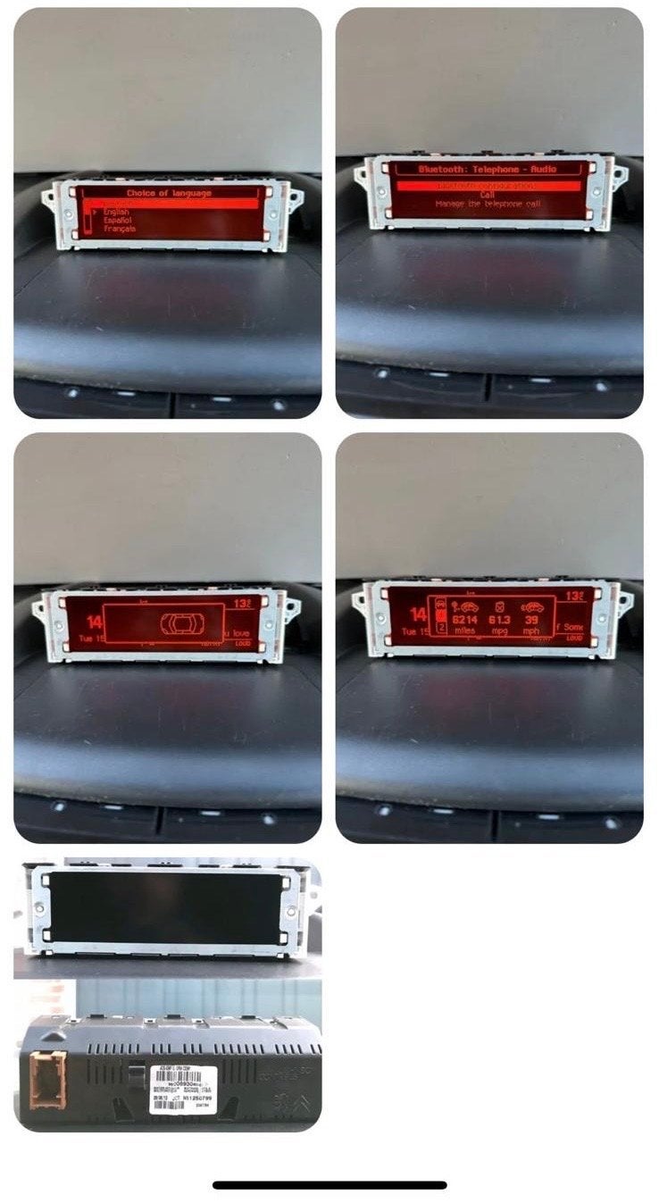 Peugeot Citroen Display C2 Berlingo Dispatch 3008 307 207, Ophalen of Verzenden, Gebruikt, Peugeot