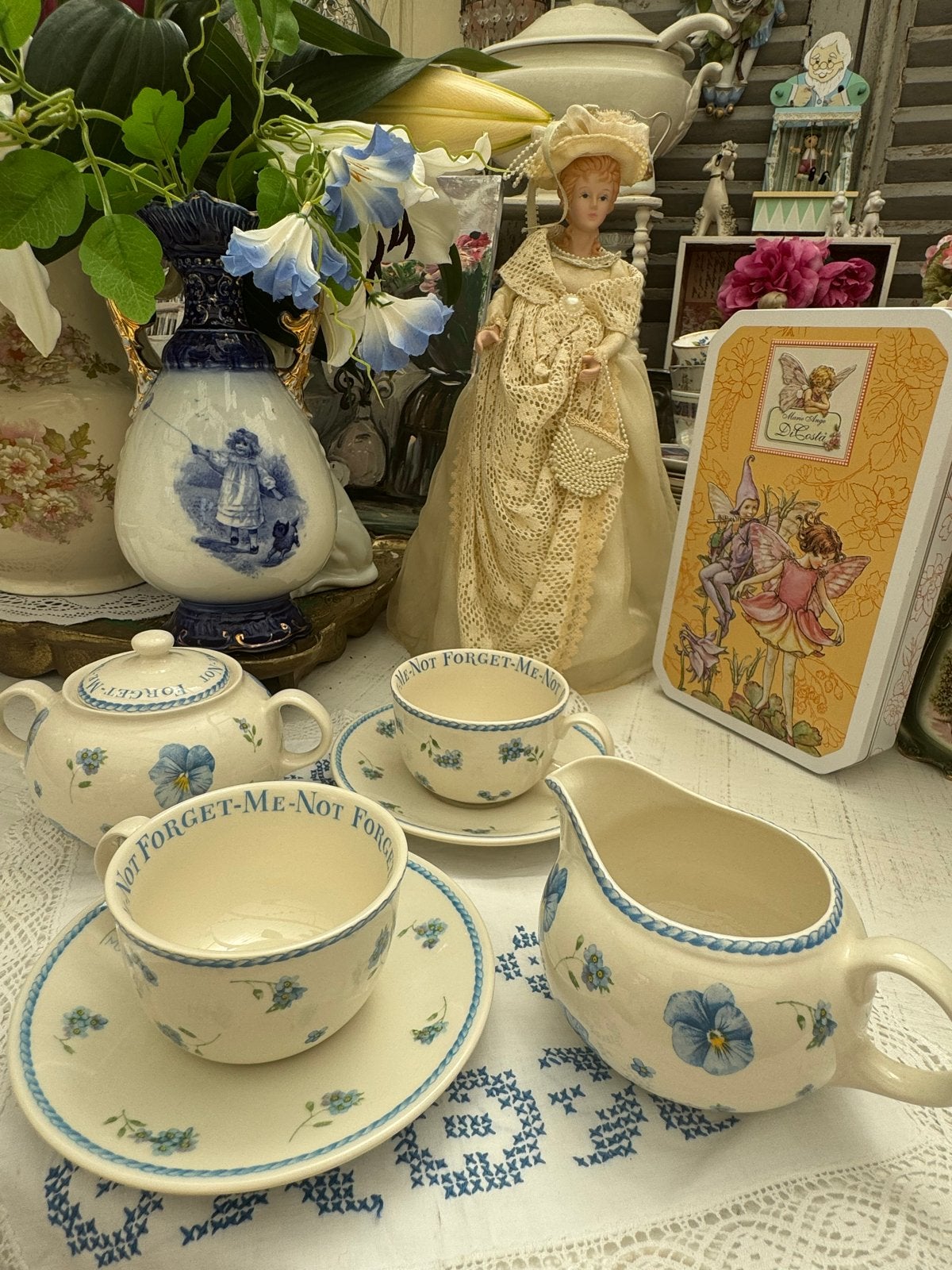 Royal Stafford Libelle Forget-Me-Not Servies Set, Ophalen of Verzenden