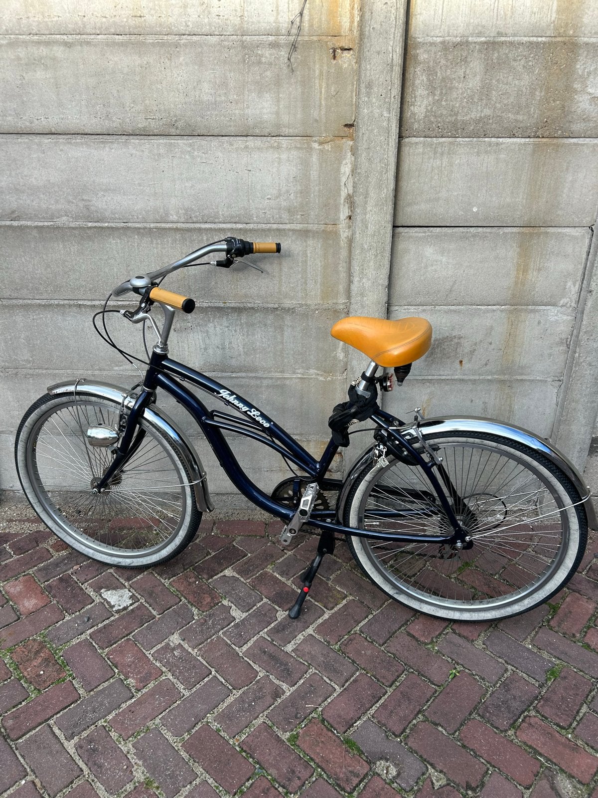 Johnny Loco Cruiser Damesfiets - Zo goed als nieuw, Velgrem, Versnellingen, Zo goed als nieuw, 50 tot 53 cm