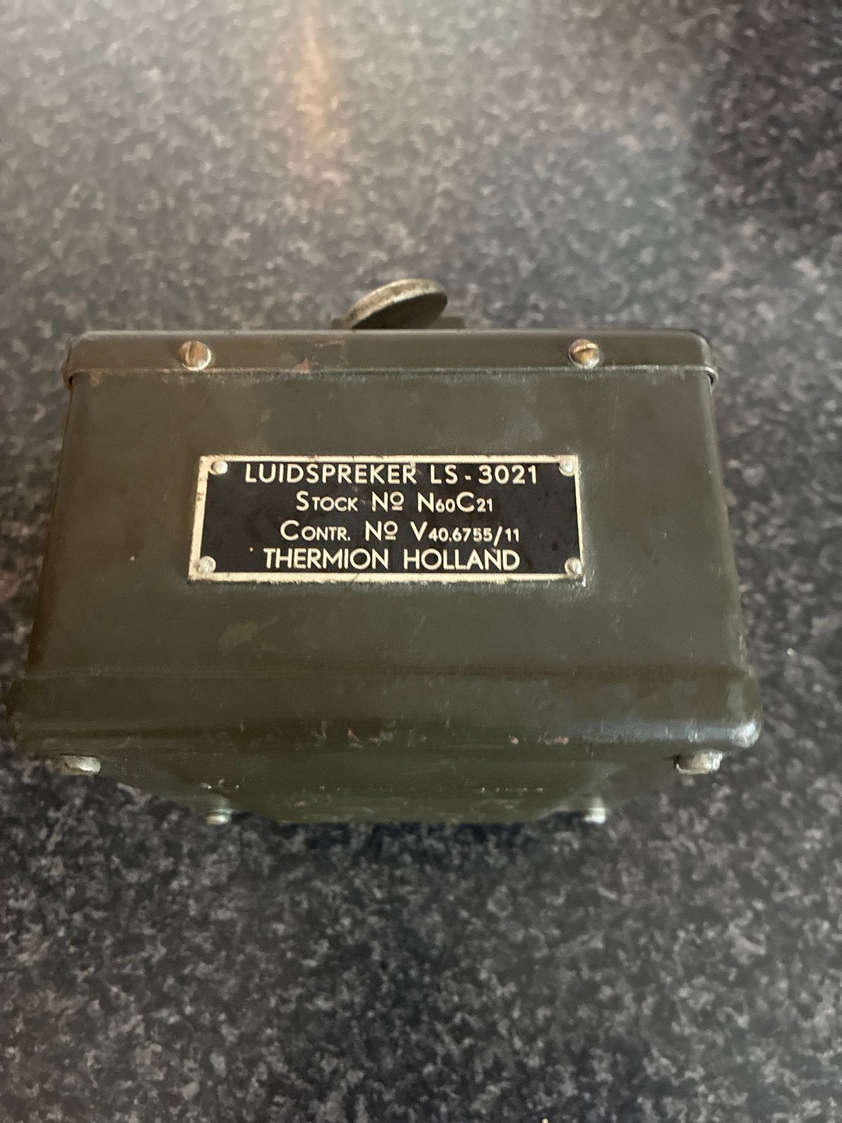 Vintage Luidspreker LS-3021 Thermion Holland, Telecommunicatie, Zenders en Ontvangers, Ophalen of Verzenden, Gebruikt