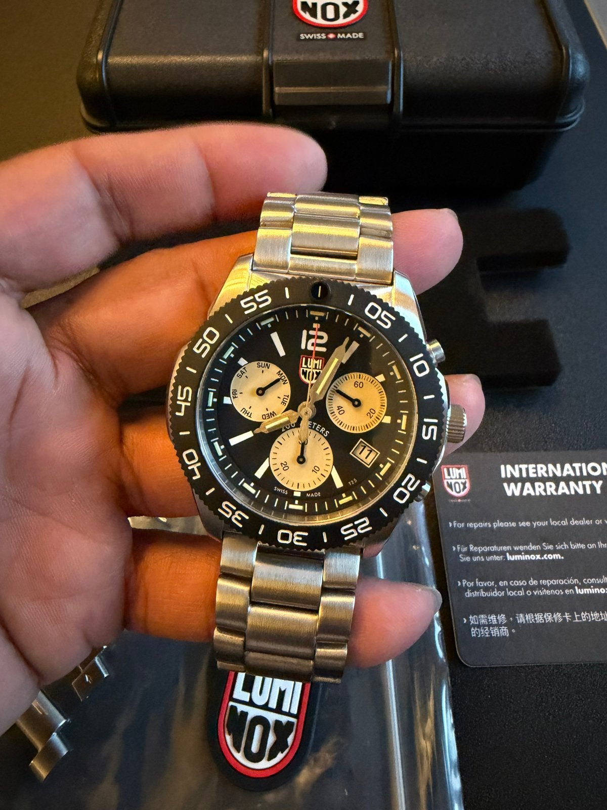 Luminox Pacific Diver Chronograph (Model XS.3150.M), Ophalen, Zo goed als nieuw, Jongen of Meisje