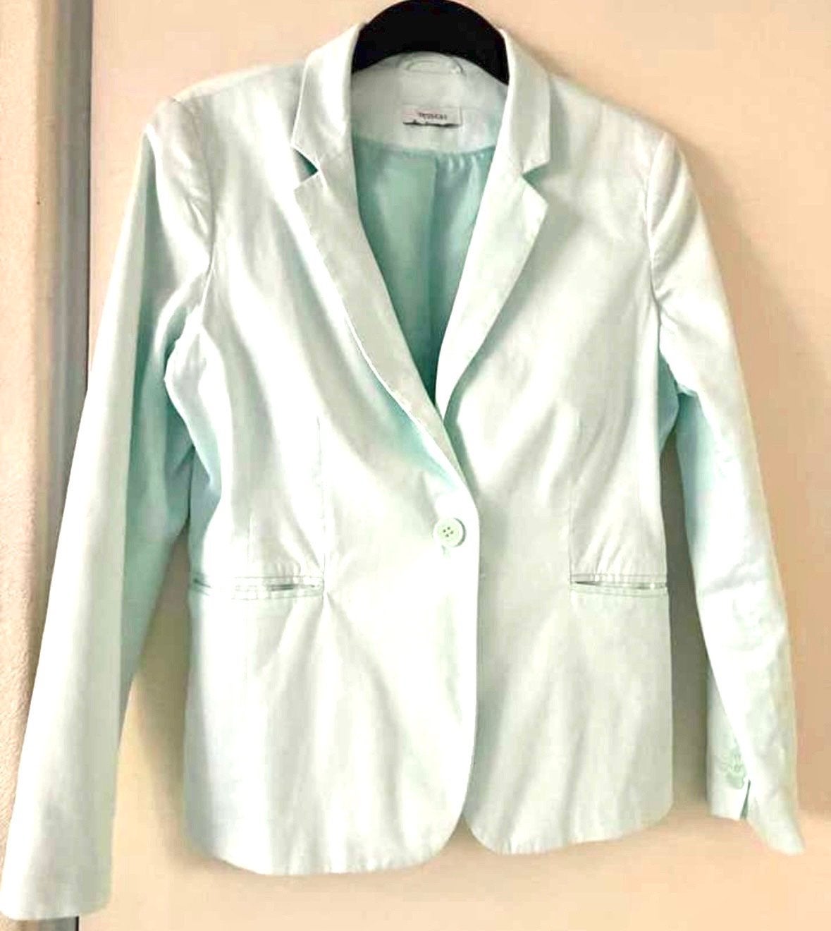 Mooi turquoise jasje, maat 40, uitstekende staat, Maat 38/40 (M), Overige kleuren, Ophalen of Verzenden, Zo goed als nieuw