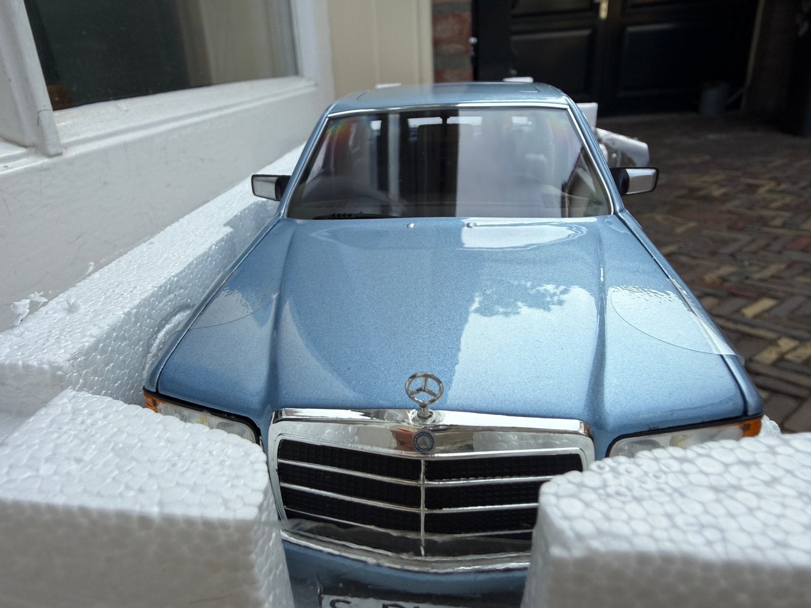 1:18 Mercedes W126 560 SEL Pearl Blue 1991 Norev 183464, Auto, Norev, 70-72 Av. de Bohlen, Vaulx-en-Velin, 69120, France, Norev