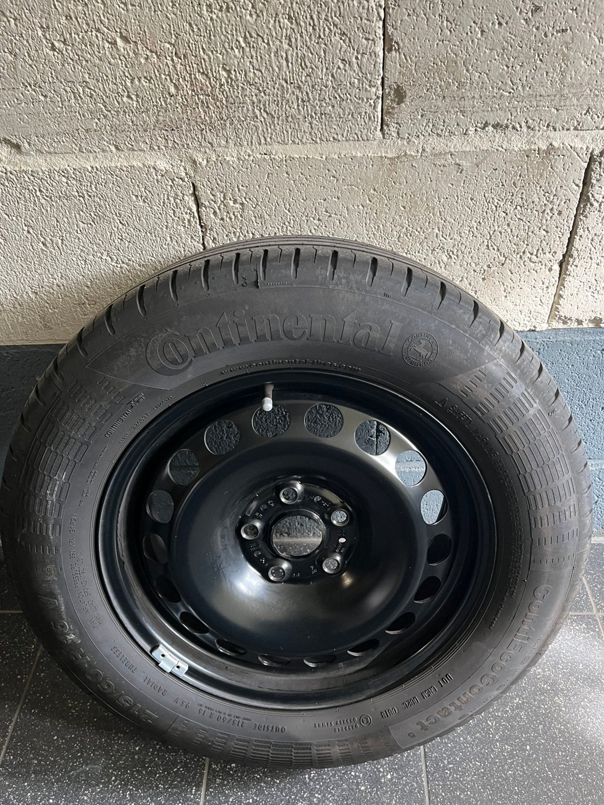 Reservewiel VW Passat, Ophalen