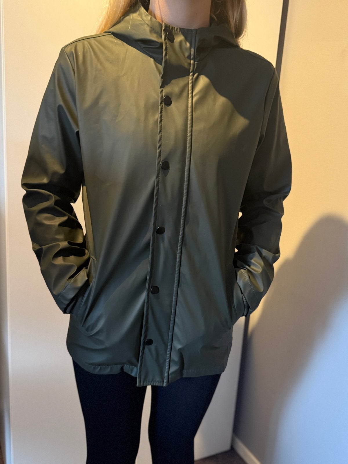 Hema regenjas maat 158-164 UNISEX, Ophalen of Verzenden, Zo goed als nieuw, Jongen of Meisje, Jas
