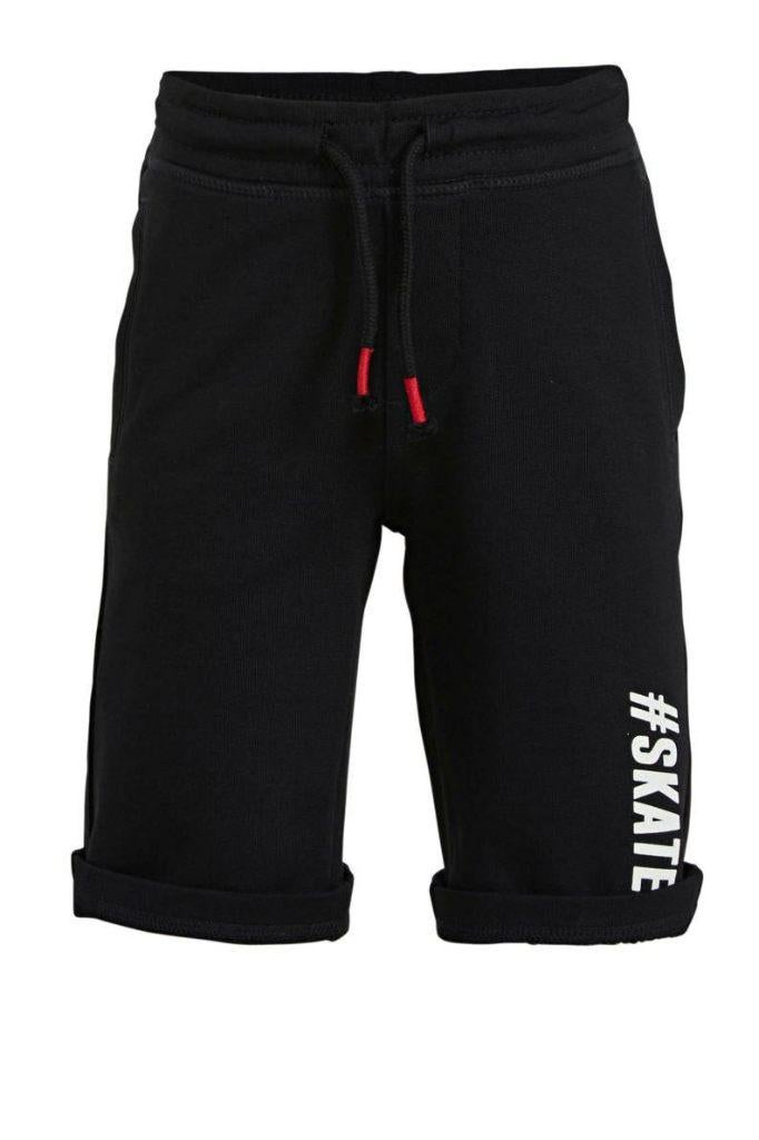 C&A Here & There sweatshort short zwart wit Skate maat 158, Broek, C&A, Nieuw, Ophalen of Verzenden