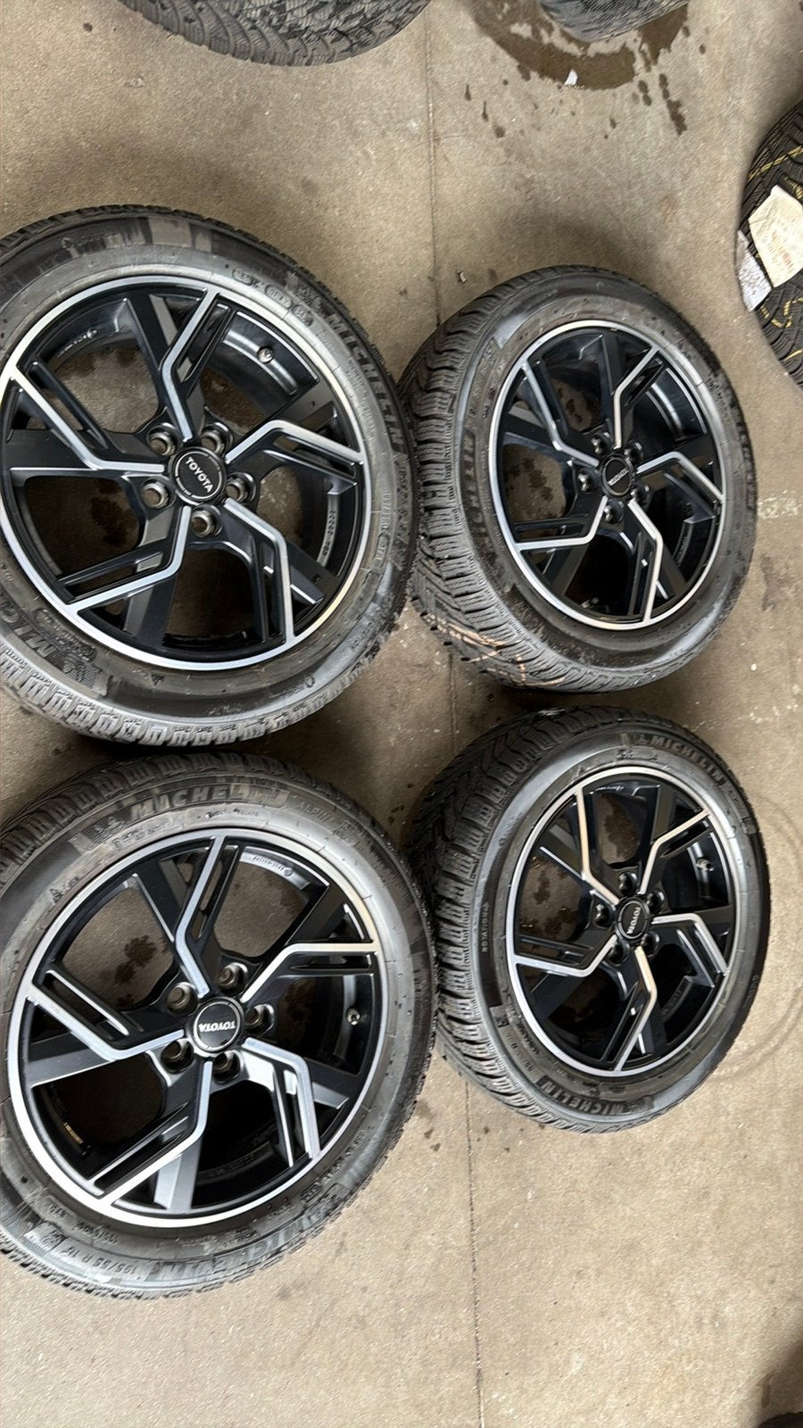 Toyota yaris winterset 195/55-16 michelin alpin 6, Ophalen, Gebruikt, 16 inch, Banden en Velgen