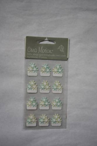 Crea Motion Blue Flower Clusters SPJA008, Verzenden, Nieuw, Versiering of Embellishment, Overige merken
