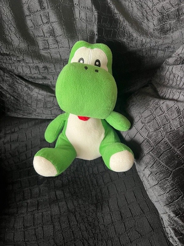 Yoshi knuffel 30 cm groot, Groen, Overige merken, Overige typen, Ophalen of Verzenden