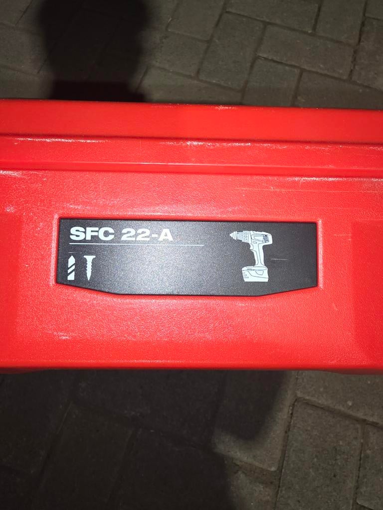Hilti SFC 22-A originele koffer (leeg) – in goede staat, Ophalen of Verzenden, Gebruikt