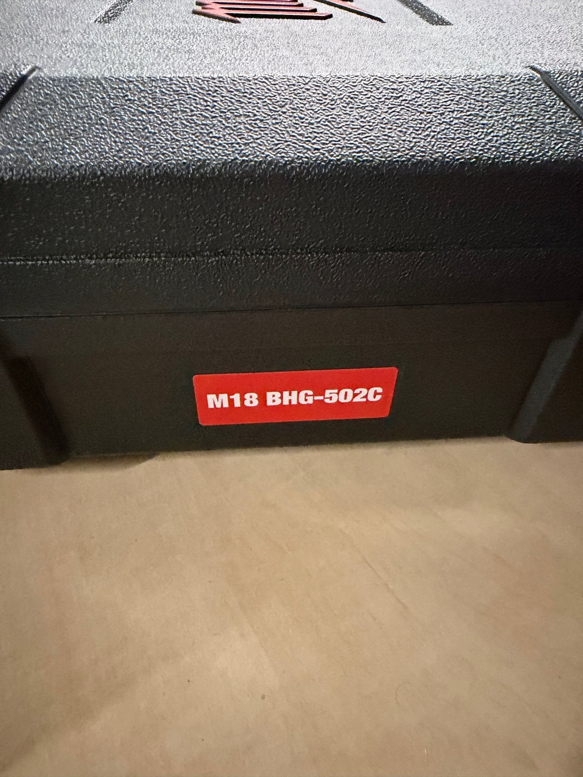 Milwaukee Koffer M18 BHG-502C - Nieuw en Ongebruikt, Ophalen of Verzenden, Nieuw, Gereedschapsopslag, Milwaukee