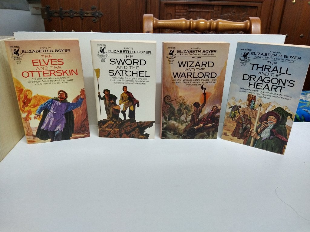 Elizabeth H. Boyer - Fantasy KWARTET Collection of 4 (4 engl, Boeken, Verzenden, Zo goed als nieuw, Elizabeth H. Boyer
