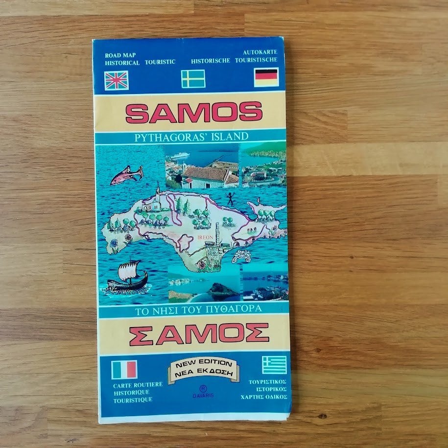 Wegenkaart Samos - Pythagoras' Island, Gelezen, 2000 tot heden, Landkaart, Europa Overig