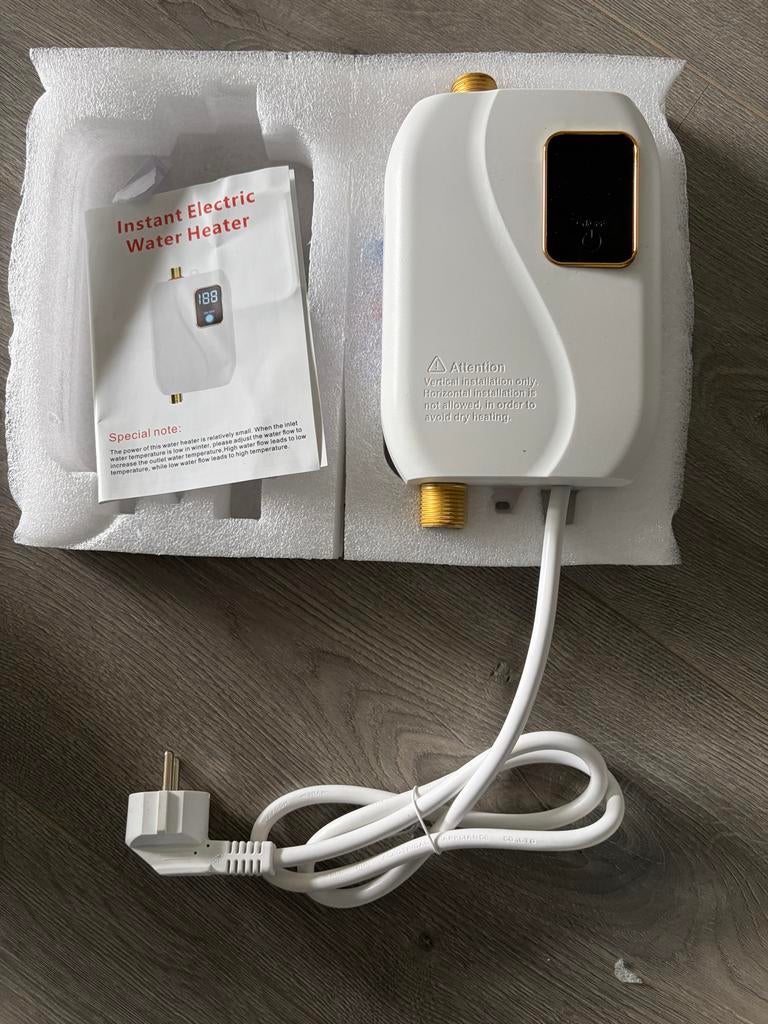 Nieuwe ApexArte Doorstroomverwarmer - Keuken of caravan, Eén persoon, Cadeaubon