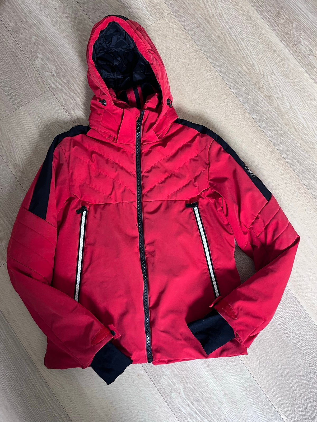Toni Sailer ski-jas heren - Maat 52 - Rood/Zwart, Ophalen of Verzenden, Gedragen, Maat 52/54 (L), Jack
