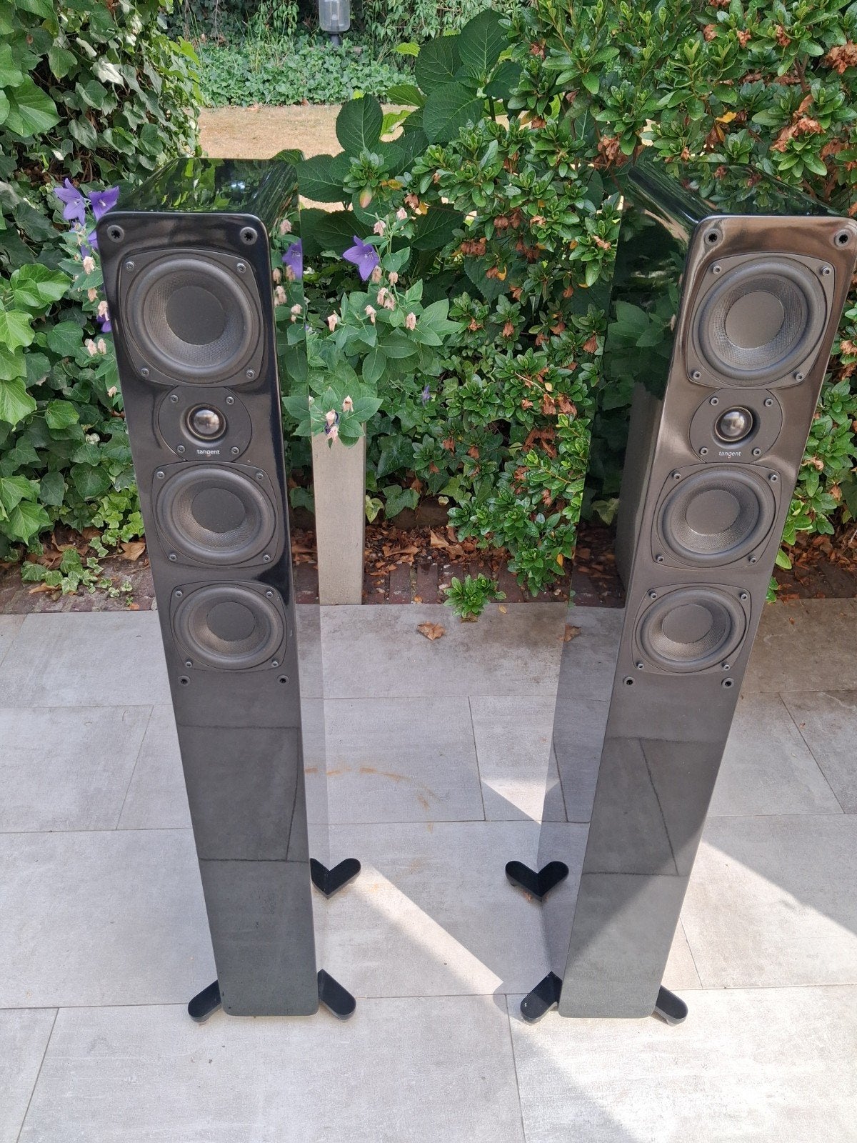 Tangent EVO34 Luidspreker set - Zeer nette staat, Vloerstaande luidspreker, 120 tot 150 watt, Zo goed als nieuw, Basreflex